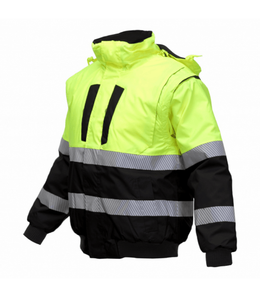 Jacket BOSAFETY PILOT WINTER 4IN1 HI-VIS CLASS 2 - TEXX