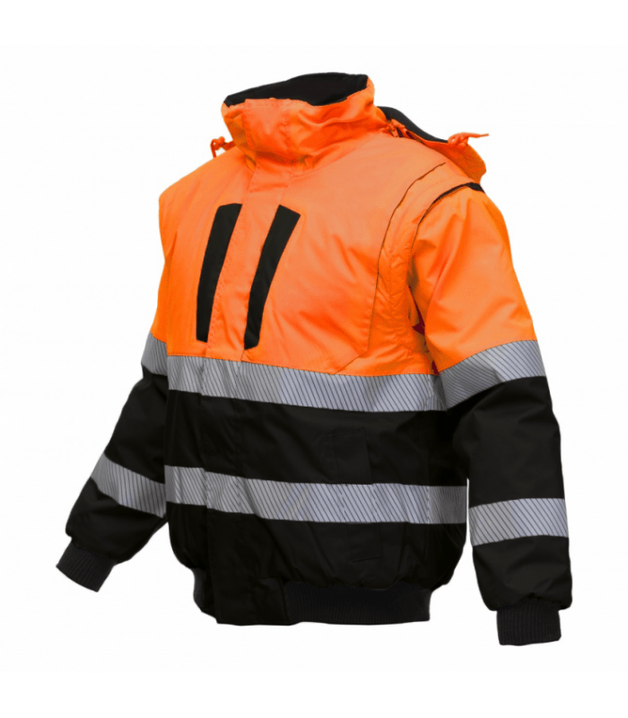 Load image into Gallery viewer, Jacket BOSAFETY PILOT WINTER 4IN1 HI-VIS CLASS 2 - TEXX
