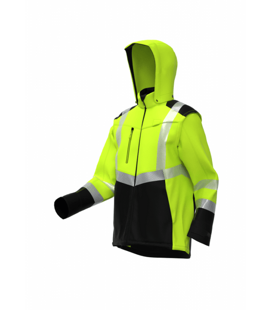Jacket BOSAFETY TRANSFORMER HI-VIS CLASS 2 - TEXX