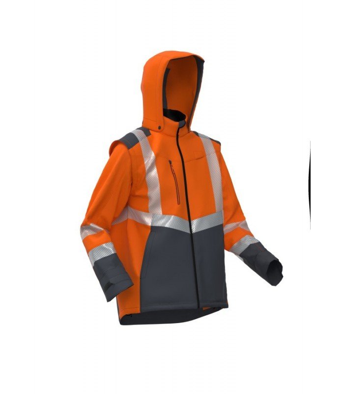 Load image into Gallery viewer, Jacket BOSAFETY TRANSFORMER HI-VIS CLASS 2 - TEXX
