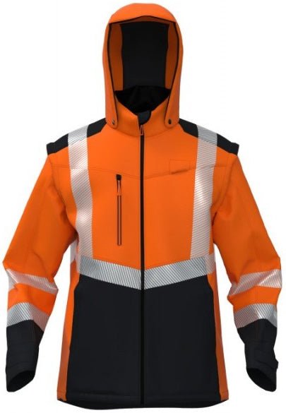 Jacket BOSAFETY TRANSFORMER HI-VIS CLASS 2 - TEXX