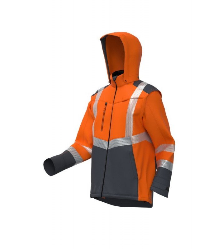 Load image into Gallery viewer, Jacket BOSAFETY TRANSFORMER HI-VIS CLASS 2 - TEXX
