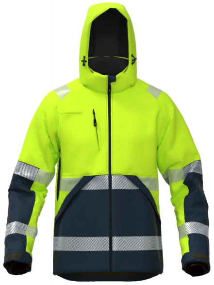 Jacket BOSAFETY VALENCIA WINTER HI-VIS CLASS 2 - TEXX