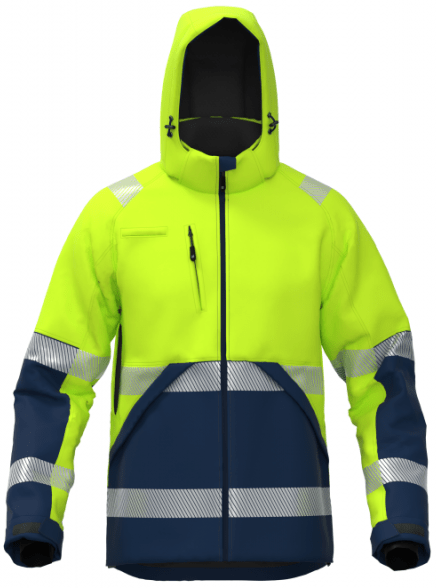 Jacket BOSAFETY VALENCIA WINTER HI-VIS CLASS 2 - TEXX