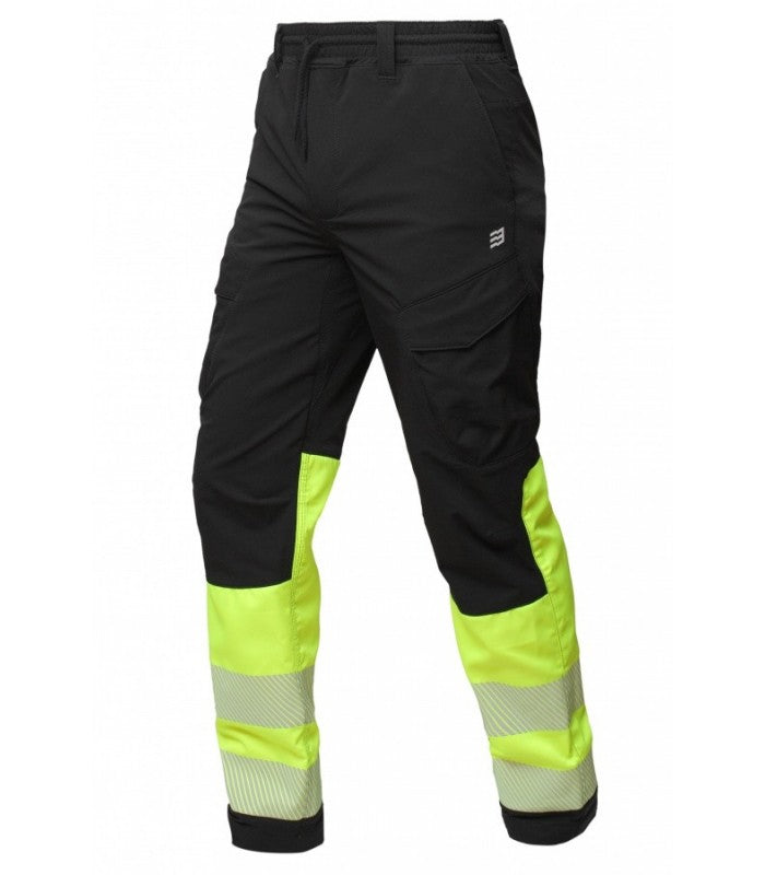 Ielādējiet attēlu galerijas skatītājā, Bikses BOSAFETY STRETCHCOMFORT 4-WAY STRETCH HI-VIS CLASS 1
