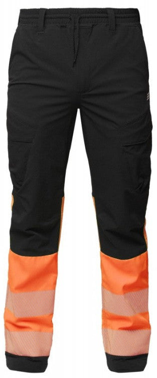 Trousers BOSAFETY STRETCHCOMFORT 4-WAY STRETCH HI-VIS CLASS 1