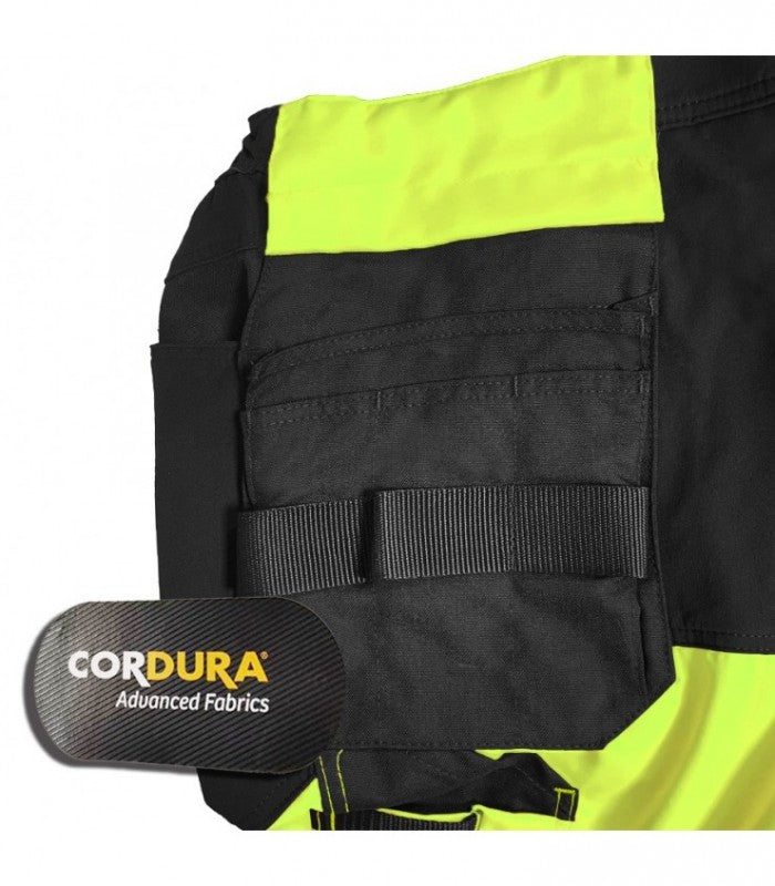 Ielādējiet attēlu galerijas skatītājā, Bikses BOSAFETY MASHUP PLUS HI-VIS CLASS 1
