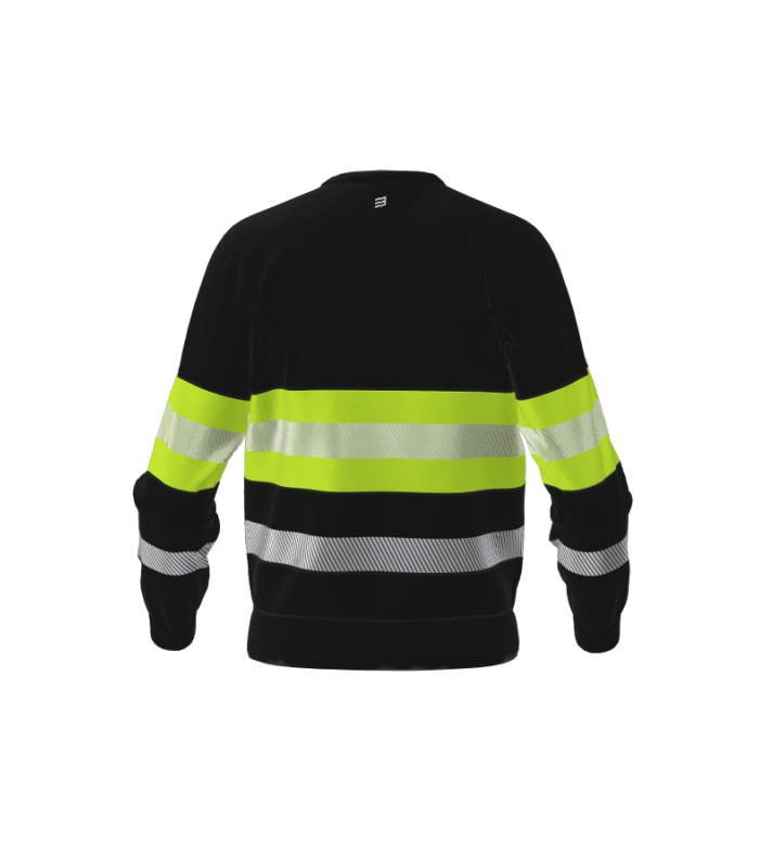 Load image into Gallery viewer, Sweatshirt BOSAFETY ONYX HI-VIS CLASS 1 - TEXX
