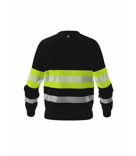 Sweatshirt BOSAFETY ONYX HI-VIS CLASS 1 - TEXX