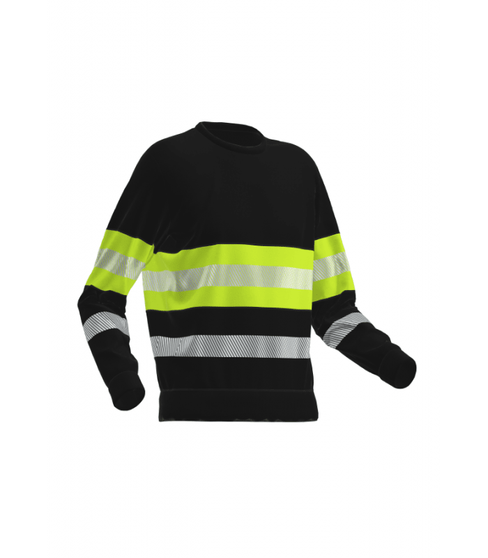 Load image into Gallery viewer, Sweatshirt BOSAFETY ONYX HI-VIS CLASS 1 - TEXX
