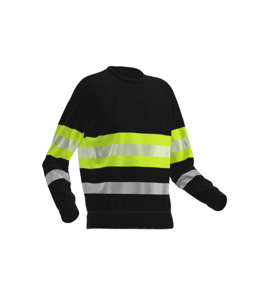 Sweatshirt BOSAFETY ONYX HI-VIS CLASS 1 - TEXX