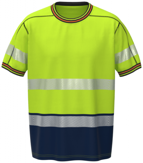 Load image into Gallery viewer, T-shirt BOSAFETY VIVID HI-VIS CLASS 1 - TEXX
