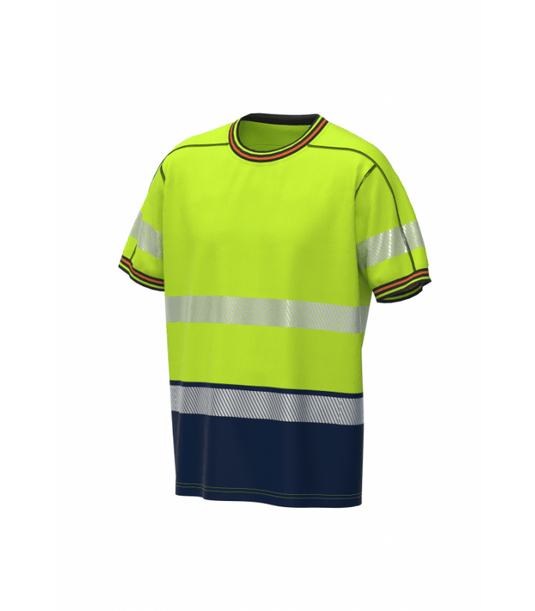 T-shirt BOSAFETY VIVID HI-VIS CLASS 1 - TEXX