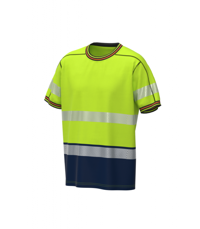 Load image into Gallery viewer, T-shirt BOSAFETY VIVID HI-VIS CLASS 1
