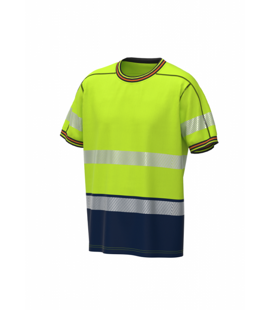 T-shirt BOSAFETY VIVID HI-VIS CLASS 1