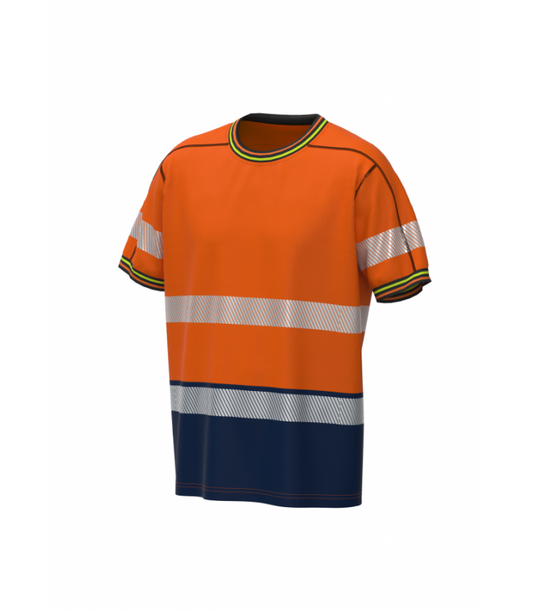 T-shirt BOSAFETY VIVID HI-VIS CLASS 1