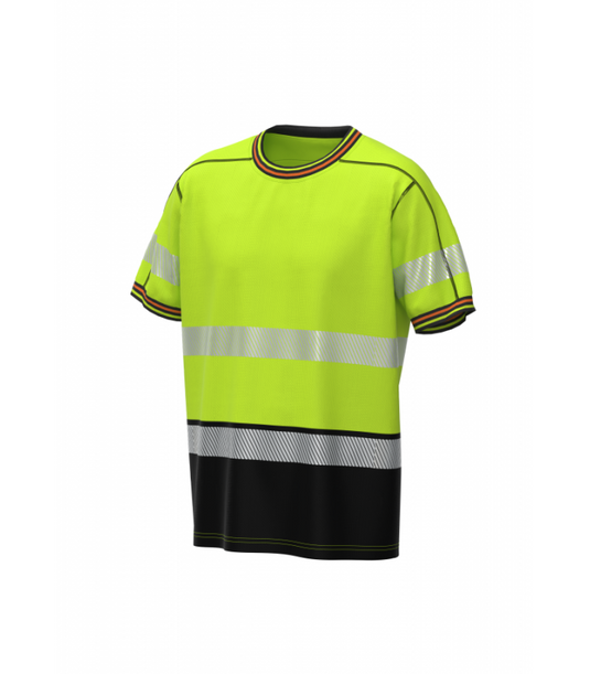 T-shirt BOSAFETY VIVID HI-VIS CLASS 1