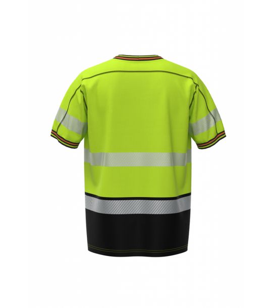 T-shirt BOSAFETY VIVID HI-VIS CLASS 1