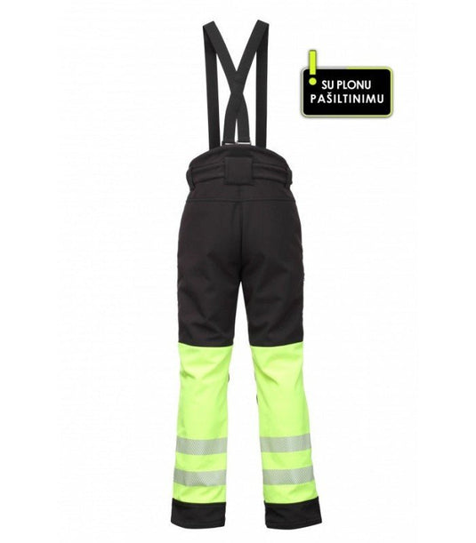 Trousers BOSAFETY ATLANTA WINTER LIGHT HI-VIS CLASS 1 - TEXX
