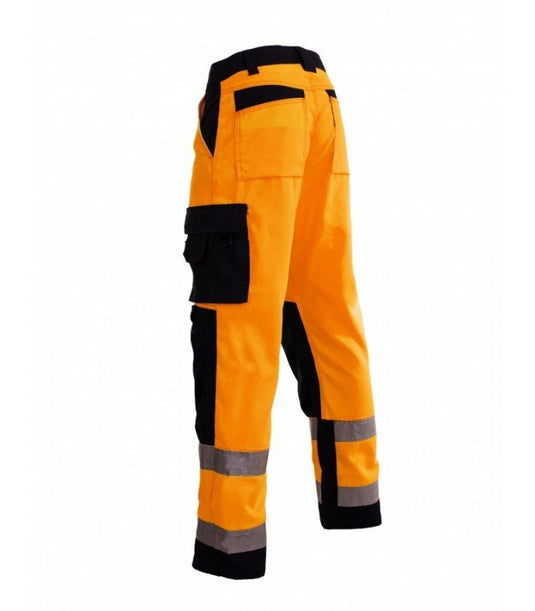 Trousers BOSAFETY DHV HI-VIS CLASS 2 - TEXX