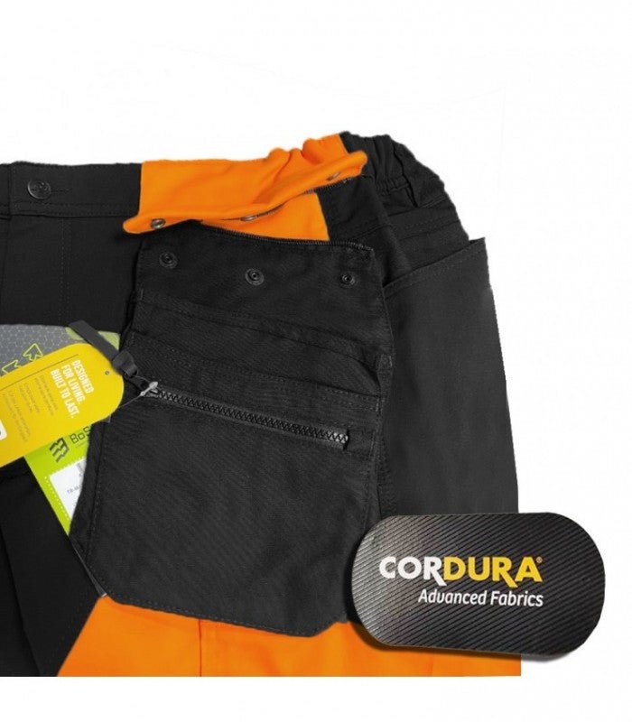 Load image into Gallery viewer, Trousers BOSAFETY MASHUP PLUS HI-VIS CLASS 1 - TEXX
