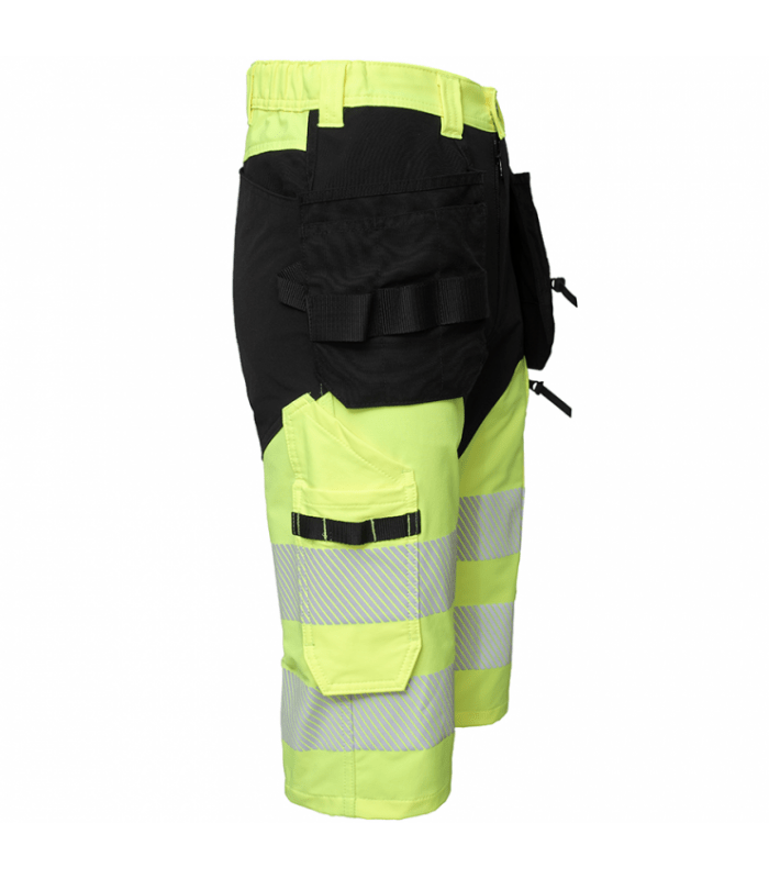 Ielādējiet attēlu galerijas skatītājā, Trousers BOSAFETY MASHUP PLUS PIRATE HI-VIS CLASS 1 - TEXX
