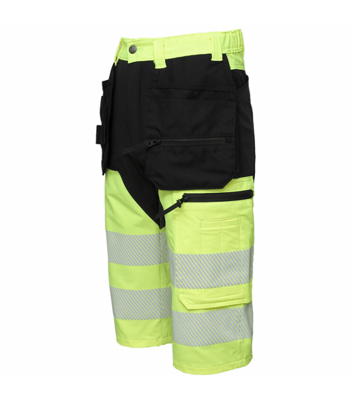 Ielādējiet attēlu galerijas skatītājā, Trousers BOSAFETY MASHUP PLUS PIRATE HI-VIS CLASS 1 - TEXX
