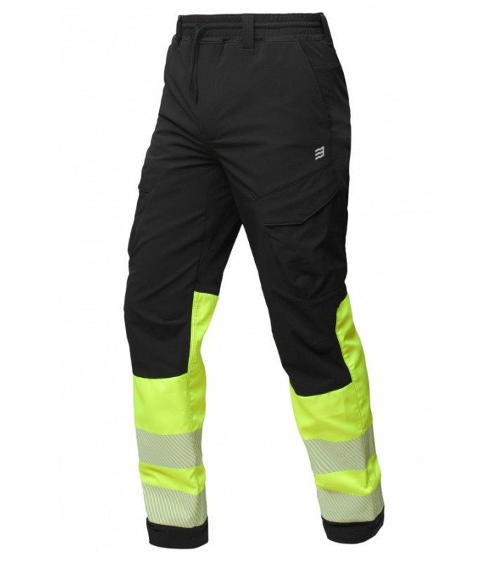 Load image into Gallery viewer, Trousers BOSAFETY STRETCHCOMFORT 4-WAY STRETCH HI-VIS CLASS 1 - TEXX

