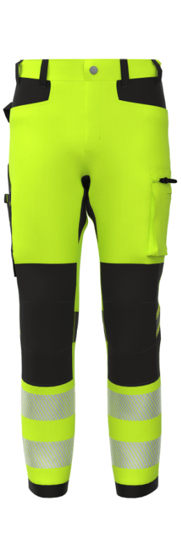 Trousers BOSAFETY TENSION 4-WAY STRETCH HI-VIS CLASS 1 - TEXX