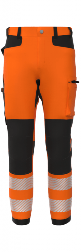 Trousers BOSAFETY TENSION 4-WAY STRETCH HI-VIS CLASS 1 - TEXX