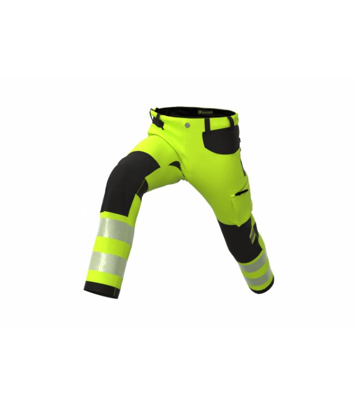 Load image into Gallery viewer, Trousers BOSAFETY TENSION 4-WAY STRETCH HI-VIS CLASS 1 - TEXX
