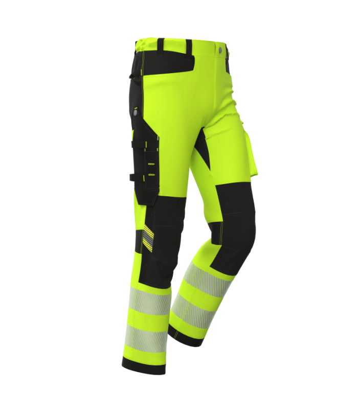 Load image into Gallery viewer, Trousers BOSAFETY TENSION 4-WAY STRETCH HI-VIS CLASS 1 - TEXX
