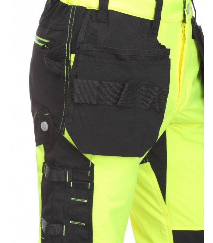 Load image into Gallery viewer, Trousers BOSAFETY TENSION PLUS 4-WAY STRETCH HI-VIS CLASS 1 - TEXX
