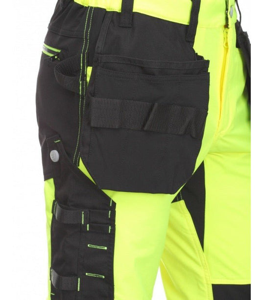 Trousers BOSAFETY TENSION PLUS 4-WAY STRETCH HI-VIS CLASS 1 - TEXX