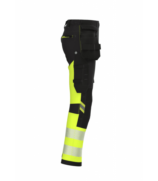 Trousers BOSAFETY TENSION PRO 4-WAY STRETCH HI-VIS CLASS 1 - TEXX