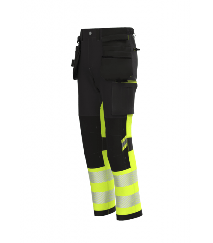 Load image into Gallery viewer, Trousers BOSAFETY TENSION PRO 4-WAY STRETCH HI-VIS CLASS 1 - TEXX
