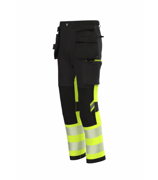 Trousers BOSAFETY TENSION PRO 4-WAY STRETCH HI-VIS CLASS 1 - TEXX