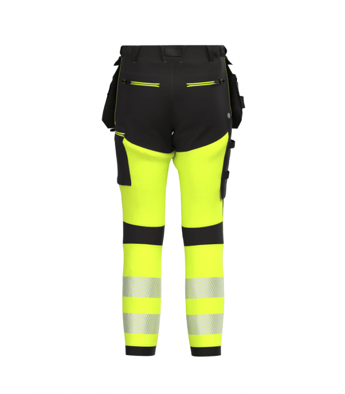 Load image into Gallery viewer, Trousers BOSAFETY TENSION PRO 4-WAY STRETCH HI-VIS CLASS 1 - TEXX
