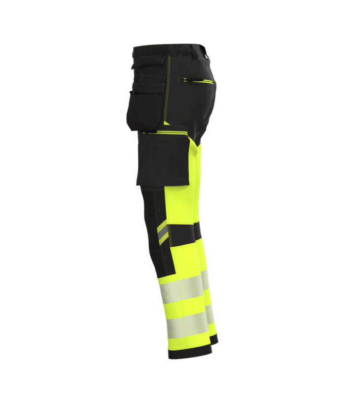 Load image into Gallery viewer, Trousers BOSAFETY TENSION PRO 4-WAY STRETCH HI-VIS CLASS 1 - TEXX
