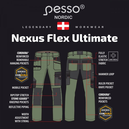 Trousers PESSO NEXUS FLEXPRO 185 - TEXX