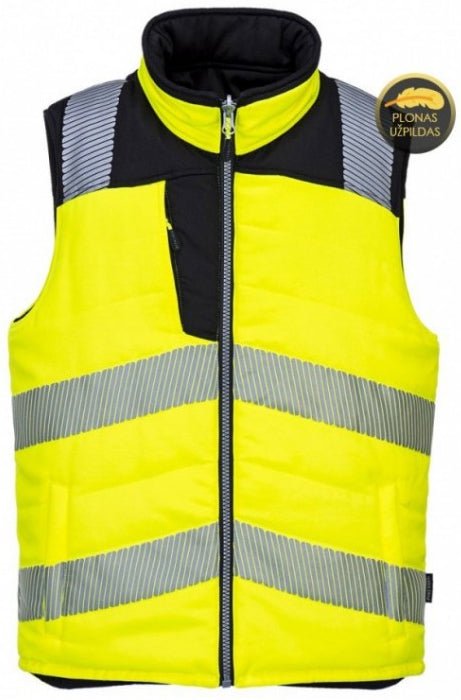 Vest BOSAFETY CANVAS HEATED HI-VIS CLASS 1 - TEXX
