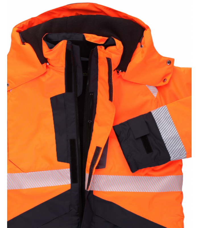 Load image into Gallery viewer, Jacket BOSAFETY GALAXY WINTER HI-VIS CLASS 3
