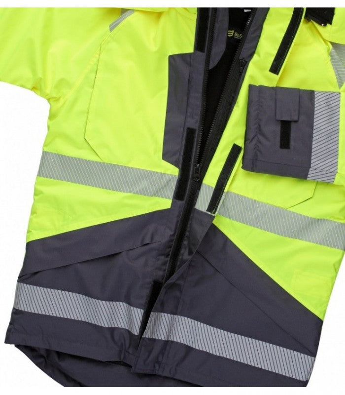 Load image into Gallery viewer, Jacket BOSAFETY GALAXY WINTER HI-VIS CLASS 3
