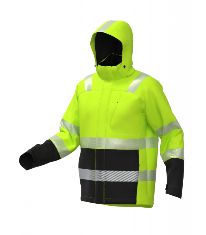 Load image into Gallery viewer, Jacket BOSAFETY LIMA FIT HI-VIS CLASS 3
