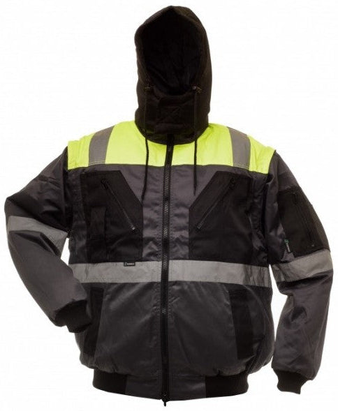 Load image into Gallery viewer, Jacket BOSAFETY PILOT WINTER 4IN1 HI-VIS 0603
