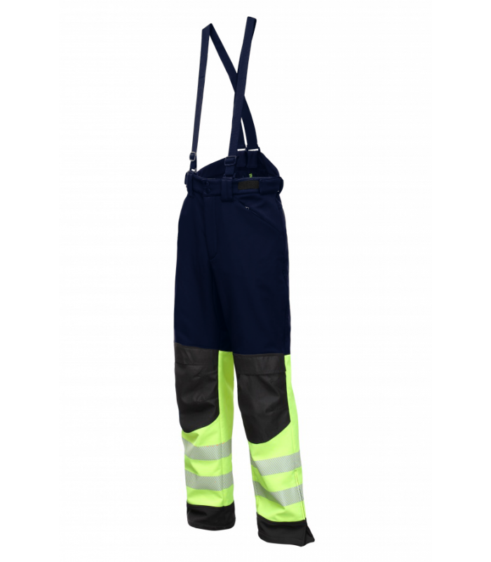 Ielādējiet attēlu galerijas skatītājā, Bikses BOSAFETY ATLANTA WINTER HI-VIS CLASS 1
