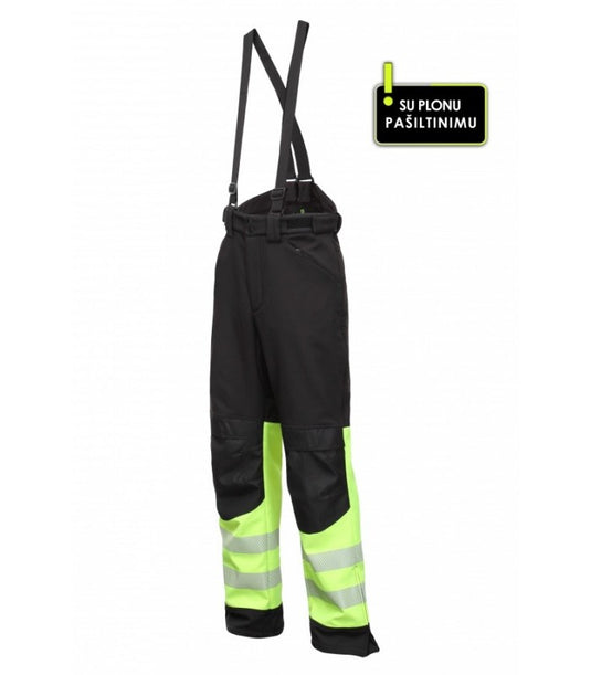 Bikses BOSAFETY ATLANTA WINTER LIGHT HI-VIS CLASS 1