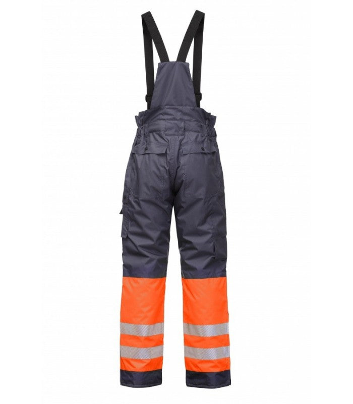 Ielādējiet attēlu galerijas skatītājā, Bikses BOSAFETY GALAXY WINTER HI-VIS CLASS 1
