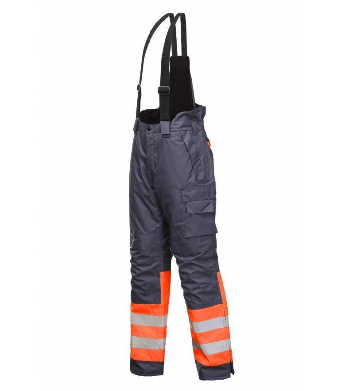 Ielādējiet attēlu galerijas skatītājā, Bikses BOSAFETY GALAXY WINTER HI-VIS CLASS 1
