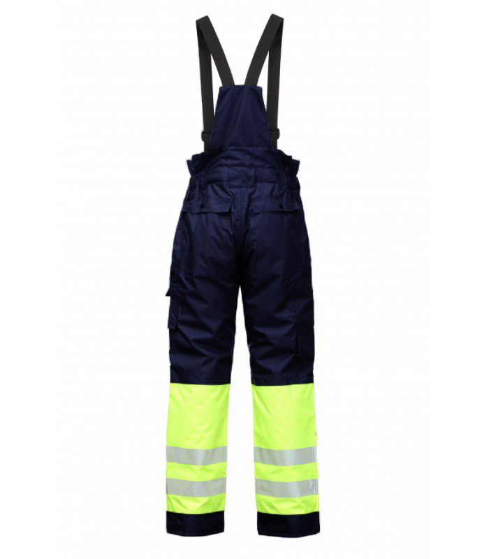 Ielādējiet attēlu galerijas skatītājā, Bikses BOSAFETY GALAXY WINTER HI-VIS CLASS 1
